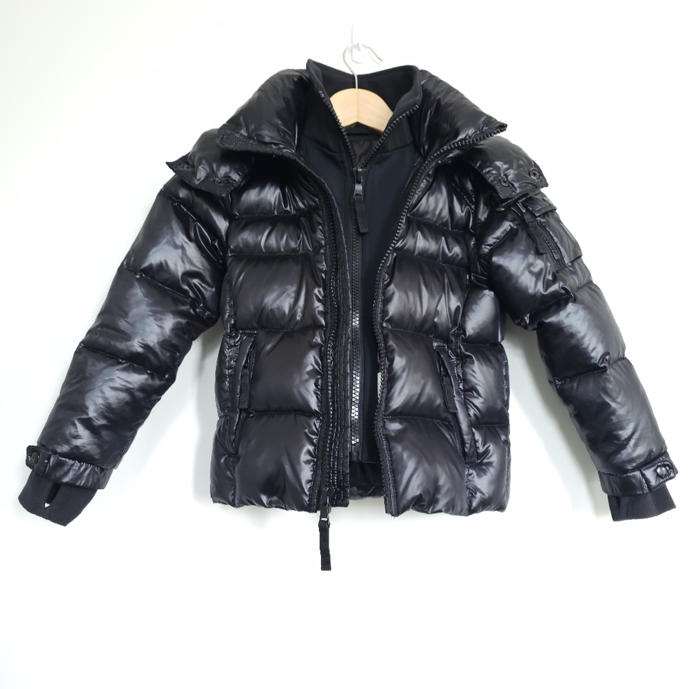 SAM.NY Black Puffer Jacket Little Kids 4